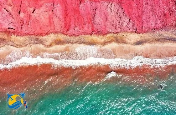 ساحل سرخ قشم: شگفتی بینظیر خلیج فارس